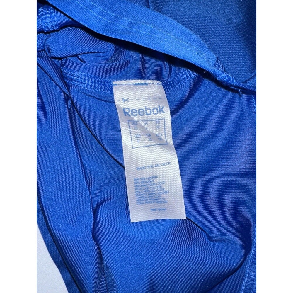 Reebok Women’s Large Shirt Blue Long Sleeve Comfort Stretch Athletic Top - Picture 7 of 7